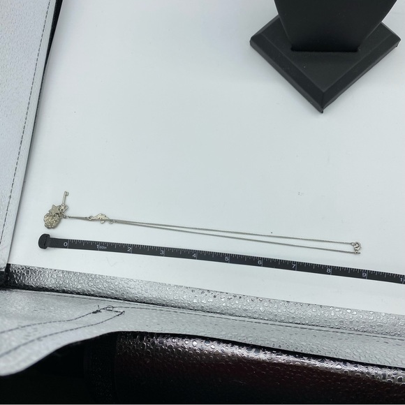 Vintage Rose Keys & Bird Silver Necklace - Picture 4 of 5